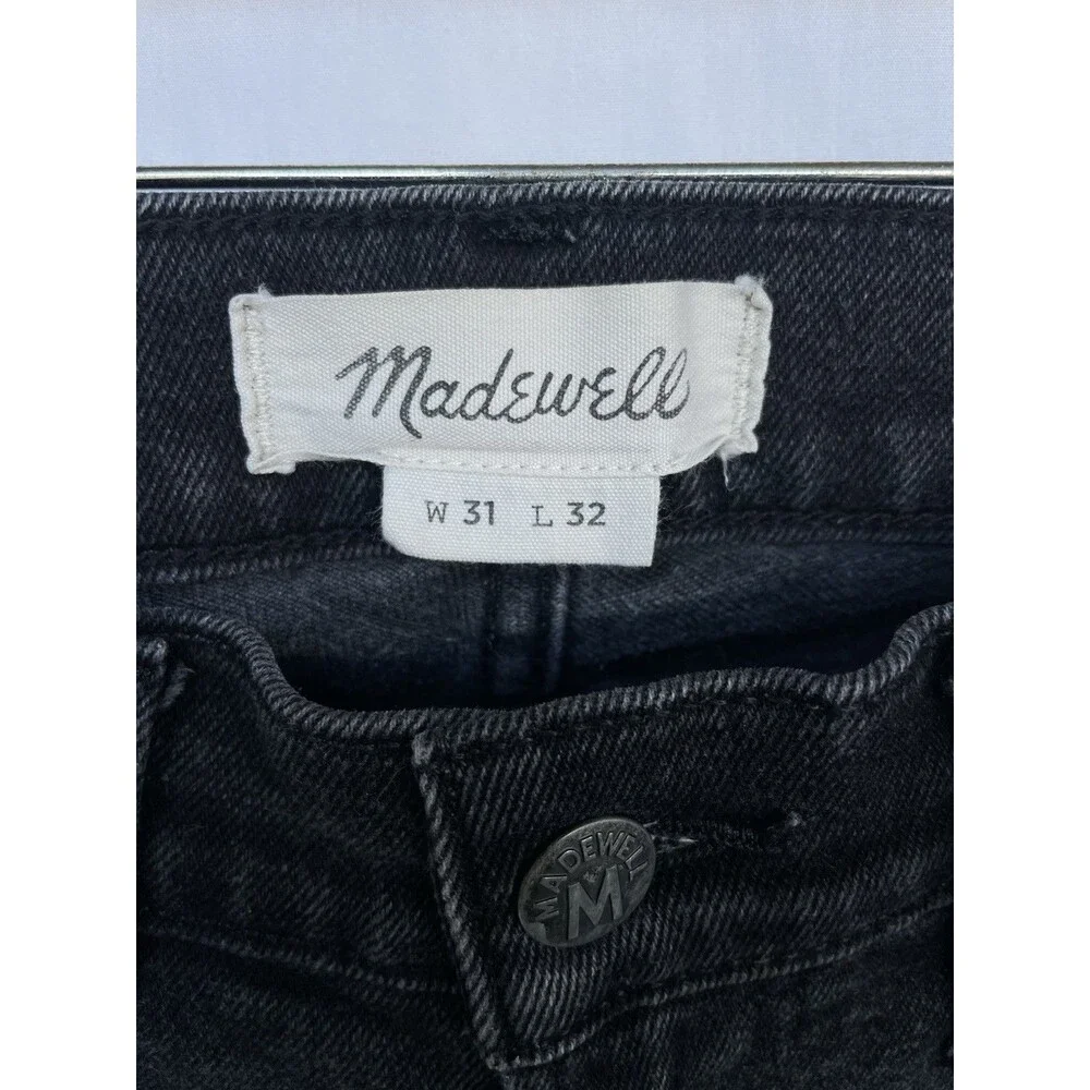 Madewell Athletic Slim Men’s W31 L32 Faded Black Denim Jeans